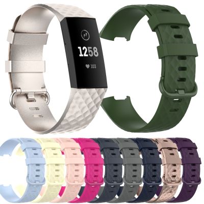 ◇◑ 2022 New Silicone Bands For Fitbit Charge 3 4 SE Soft Women Men Bracelet Strap Correa For Fitbit Charge 3 4 SE Watch Replacement