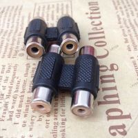 2 RCA female AV Coupler Mini to 2RCA female Connector Adapter Socket Extension Converter Audio Video  Q1 YB8TH