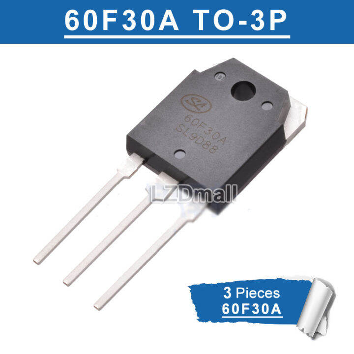 3pcs Original 60F30A TO-3P 60F30 TO3P 60A 300V Fast Recovery Transistor ...