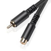 3X RCA Extension Cable RCA Audio Video Cable RCA Male to Female Cord for Speaker, Subwoofer, Camera, Amplifier, 1.8M