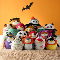 MINISO ตุ๊กตาแก๊งค์มินิแฟมิลี่ แต่งตัวทีมฮาโลวีน ขนาด 8 นิ้ว MINI FAMILY Halloween series