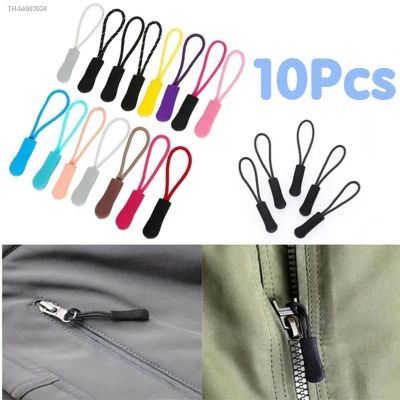✢□ 10 Pcs Zipper Pull Puller End Fit Rope Tag Replacement Clip Broken Buckle Fixer Zip Cord Tab Travel Bag Suitcase Tent Backpack