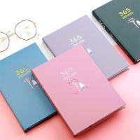 365 Days Planner สมุดจดโรงเรียนตารางกระดาษแข็งครอบคลุม Notepad 256หน้า13X18ซม.เครื่องเขียนอุปกรณ์การเรียน