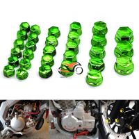 ▲✓ Universal 30PCS motorcycle modeling plating nut decorative screw cap For KAWASAKI Z250 Z300 Z650 Z750 Z800 Z900 Z1000 ER-6F ER6N