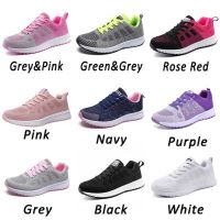 Womens Breathable Walking Shoes Casual Sneakers Mesh Breathable Sports Shoes Anti-Slip Jogging Shoes Knitting Tennis Shoes