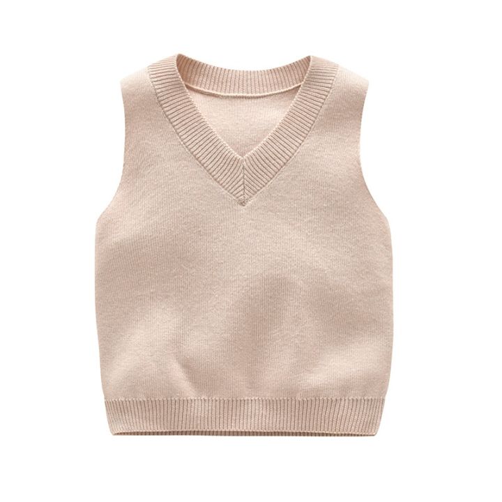 good-baby-store-2018-winter-new-kids-sweater-knitted-vests-for-girls-v-neck-fleece-vest-boy-casual-sleeveless-vest-sweater