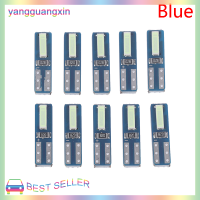 yangguangxin 10ชิ้น T5 W1.2W W3W 74หลอดไฟ LED แผงหน้าปัดรถยนต์แผงหน้าปัดรถยนต์