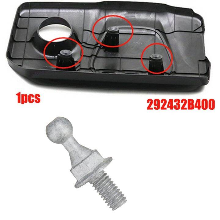 MileAuto Car Engine Screw Engine Cover Bolt High Material Silver Easy