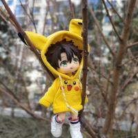 Action doll clothes ob11 doll clothing accessories cute cartoon doll coat ymy doll can be worn