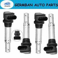 4ชิ้น036905715A 036905715F 036905715C คอล์ยจุดระเบิดสำหรับ VW Golf Jetta แคดดี้โปโล Audi1 A1 1.4 A3 1.6FSI Skoda Leon Ibiza