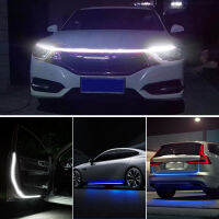 1.51.8M รถ Led ไฟวิ่งกลางวัน Hood Light Strip Auto ตกแต่งบรรยากาศโคมไฟ Ambient Backlight แถบแสงแบบยืดหยุ่น