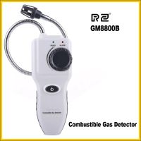 เครื่องทดสอบเครื่องตรวจจับการรั่วแก๊สติดไฟง่ายพกพาแบบพกพา Rz พร้อม Gm8800b ปรับความไวได้เครื่องเตือนมีไฟเสียง