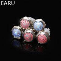 19mm Car Styling LED Metal Car Switch Metal Pushb Button Switch Monster for Honda Yamaha Logo Custom-made Customized Waterproof