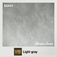 Uniloft​ Thailand​ปูนลอฟท์เกรดพรีเมียม​  ​SS#41-Light gray (1ชุด​ใช้ได้​15-20​ตารางเมตร​/2​รอบ)