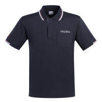 เสื้อโปโลอีซูซุ Polo Shirt : Isuzu ผ้า Dry Feel Cotton ผสม Micro Polyester