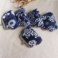 【CW】◘  Coin Purse Ethnic Floral Print Buckle Design Small Wallet Card Holder сумочки porte monnaie