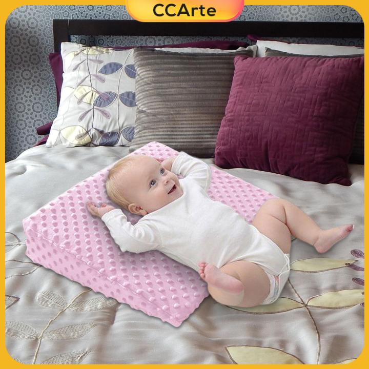 ccarte-หมอนหนุนนอนสำหรับทารกเบาะนอนข้างป้องกันการถ่มน้ำลาย