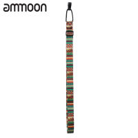 [ammoon]【ราคาถูก】กีตาร์ไฟฟ้าสายรัดโพลีเอสเตอร์สไตล์พื้นเมือง,กีตาร์อะคูสติกเสียงเบสอุปกรณ์เสริมสำหรับเครื่องดนตรี