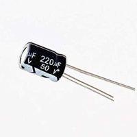 ¤✟ 10x ELECTROLYTIC CAPACITOR 220uF 50v 105 ° C - ELECTROLYTIC CAPACITOR