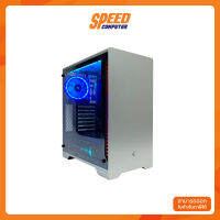 GVIEW CASE I500 SLIVER TG FAN*3 LED RED (G031CN0037) เคส By Speed Computer