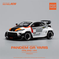 ป๊อปแข่ง1:64 GR YARIS รถโมเดล Diecast ฟินแลนด์