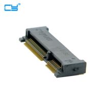 52pin Mini Pci Express Pcie Msata ความสูง4.0มม. ตัวเชื่อมต่อปลั๊กตัวเมียที่รับความสูงติดตั้งบอร์ดอะแดปเตอร์ Smt สำหรับอะแดปเตอร์ Ssd