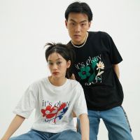 BOBIts Okay to Cry Oversize F - เสื้อโอเวอร์ไซส์ สกรีนลายภาษาอังกฤษ ผ้านุ่มใส่สบาย unisex tshirt SMLXL2XL3XL unisex #polo