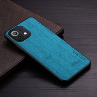 Funda De Cuero Con Patrón De Madera De Bambú Para Xiaomi Mi 11 Lite Pro Ultra 5G NE, Carcasa De Lujo Para Xiaomi Mi 11 Lite