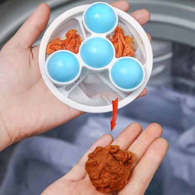 Floating Hair Filtering Mesh Removal Washing Machine Pet Hair Remover Anti Plush Hair Catcher Washing Machine Laundry Balls