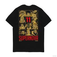 Cool เสื้อยืดแขนสั้นลําลอง พิมพ์ลายอนิเมะ ONE PIECE 11 SUPERNOVA ทรงหลวม พลัสไซซ์ สําหรับผู้ชาย และผู้หญิง