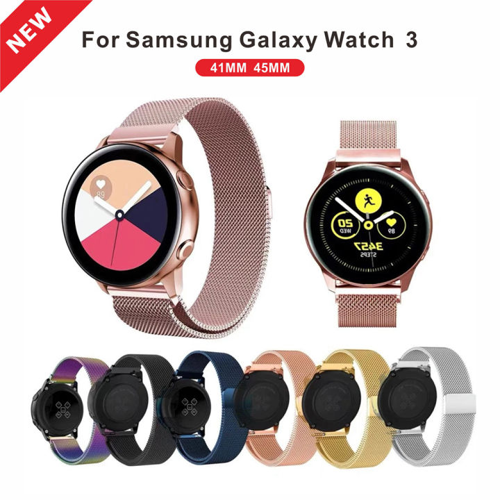 20mm 22mm for samsung galaxy watch 3 45mm 41mm active 2 band for