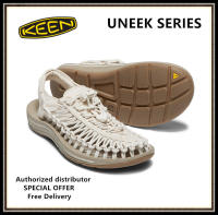 Keen Womens UNEEK Whitecap/Cornstalk รองเท้าผ้าใบ (เบอร์37-44) *จัดส่งฟรี เก็บเงินปลายทาง รับประกันเ รองเท้าผู้ชายและผู้หญิง