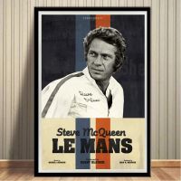 24ชั่วโมงของ Le Mans พิมพ์โปสเตอร์ภาพยนตร์ดาวบนภาพวาดผืนผ้าใบภาพศิลปะบนผนังสำหรับ0706อยู่อาศัย