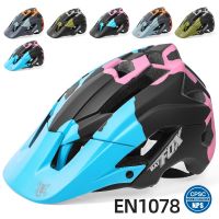 HOT★BATFOX MTB จักรยานหมวกกันน็อกผู้ชายผู้หญิง Capacete Ciclismo Mountain จักรยานหมวกกันน็อก Integrally-Molded Casco Mtb ขี่จักรยานหมวกกันน็อก