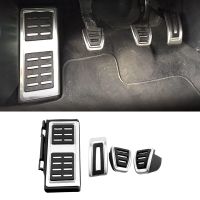 4PCS Car Pedals Foot Fuel Brake Pedal Cover New for VW Passat B8 Golf 7 2017-2021 for Skoda Octavia for Seat Leon MT