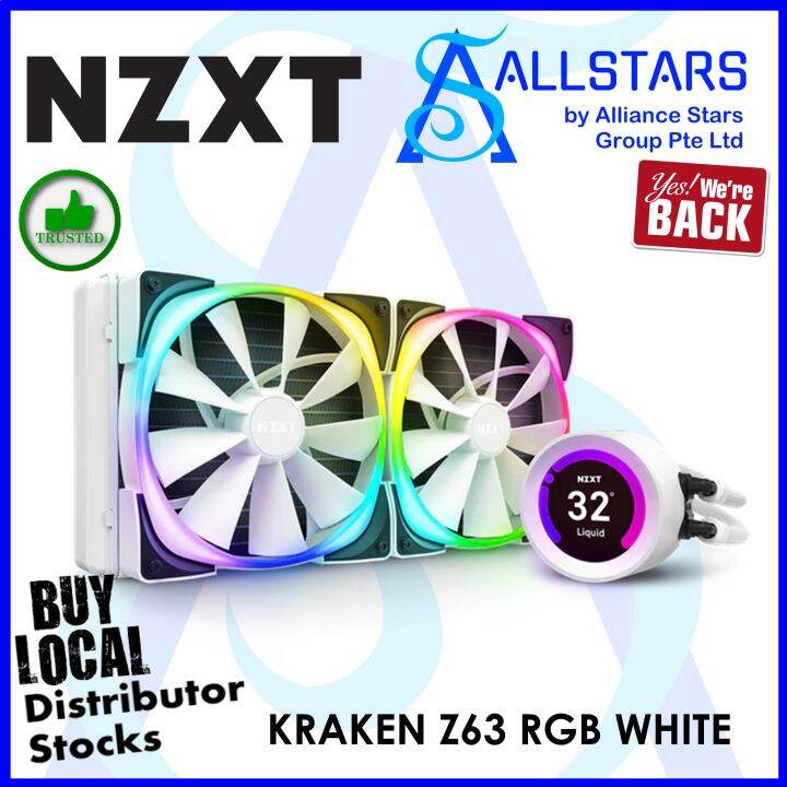 ALLSTARS : We are Back PROMO) NZXT Kraken Z63 RGB (White) 280mm