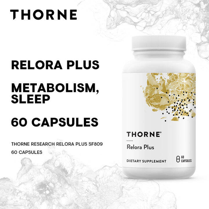 Thorne Research Relora Plus 60 Capsules (BBE 08/2022) Lazada PH