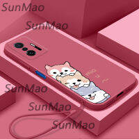 For เคสโทรศัพท์ Xiaomi 11T ซิลิโคนป้องกันสุนัขน่ารัก