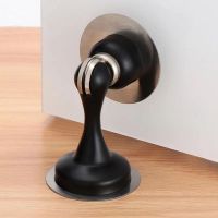 Stainless Steel Magnetic Door Stopper Sticker Hidden Door Holders Catch Floor Wall Mounted Nail-free Doorstop Door Hardware Door Hardware Locks