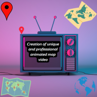 Creation of unique and professional animated map video | Adobe | Design | Animation