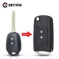 KEYYOU Free Shipping For Toyota CAMRY Corolla Tundra Pruis With TOY43 Blade 2/3/4 Buttons Modified Remote Car Key Shell