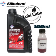 Nhớt Fuchs Silkolene Pro 4 10w40 1,1 Lít, Nhập Khẩu Anh, Màu Đỏ