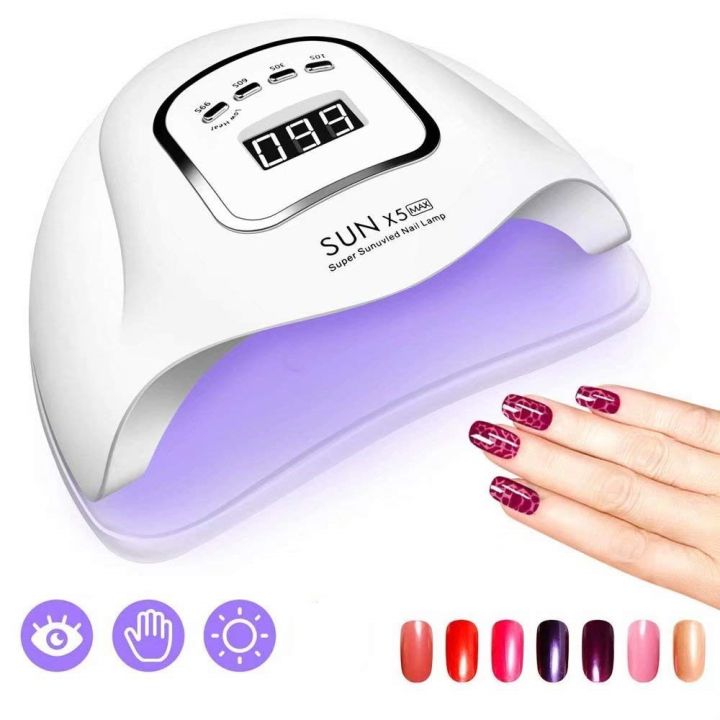 uv-gel-nail-lamp-150w-uv-nail-dryer-led-light-for-gel-polish-4-timers-professional-nail-art-accessories-curing-gel-toe-nails