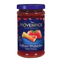 ของเข้าใหม่??โมเว่นพิค แยม สตรอเบอร์รี่ รูบาร์บ 250 กรัม - Strawberry Rhubarb Jam 250g Movenpick brand