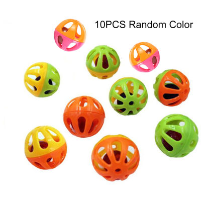 Multi-pack Cat Rattle Toys Random Color Cat Toy Balls Cat Bell Ball Toy Set Colorful Cat Toy Rattles Plastic Jingle Balls For Cats