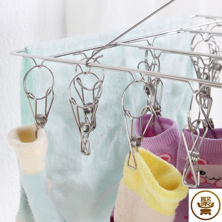 bold-stainless-steel-laundry-rack-multi-clip-sock-cool-hang-the-clothes-hook-childrens-multifunctional-windproof-clip
