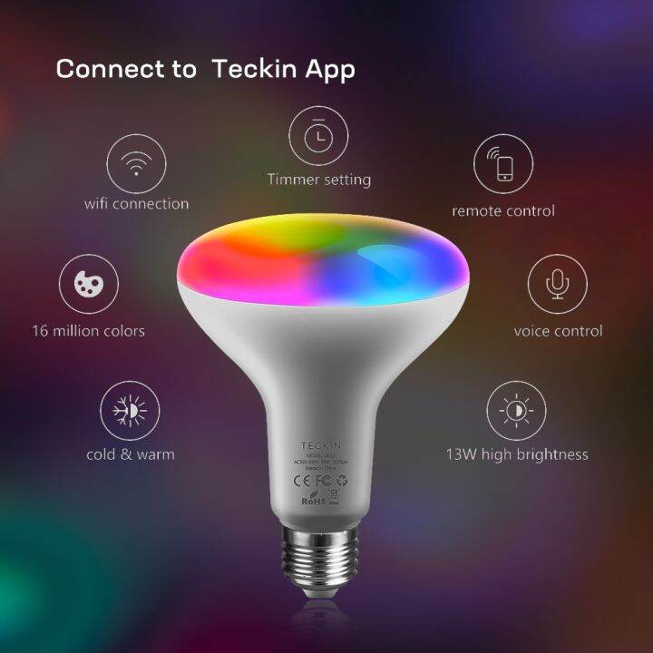 teckin-smart-wifi-led-bulbs-rgb-multicolor-for-alexa-google-home-dimmable-timing-13w-1300l-6500k-e26-led-smart-light-lamp-bulb