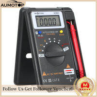 【MotorrTop】RICHMETERS Handheld Mini Digital Multimeter Multifunction 4000 Counts Multi Meter Ac/dc Transistor Voltage Tester Ammeter Temperature Sensor Test Probe VC921