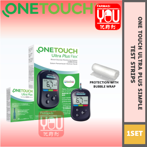 ONE TOUCH ULTRA PLUS FLEX GLUCOSE METER SYSTEM WITH 25