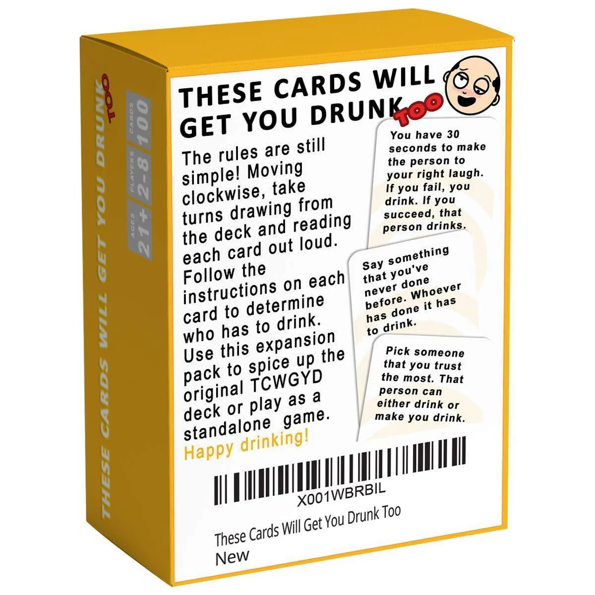 These Cards Will Get You Drunk Too - Fun Drinking Game for Parties Family  Board Games Funny Card | Lazada Singapore